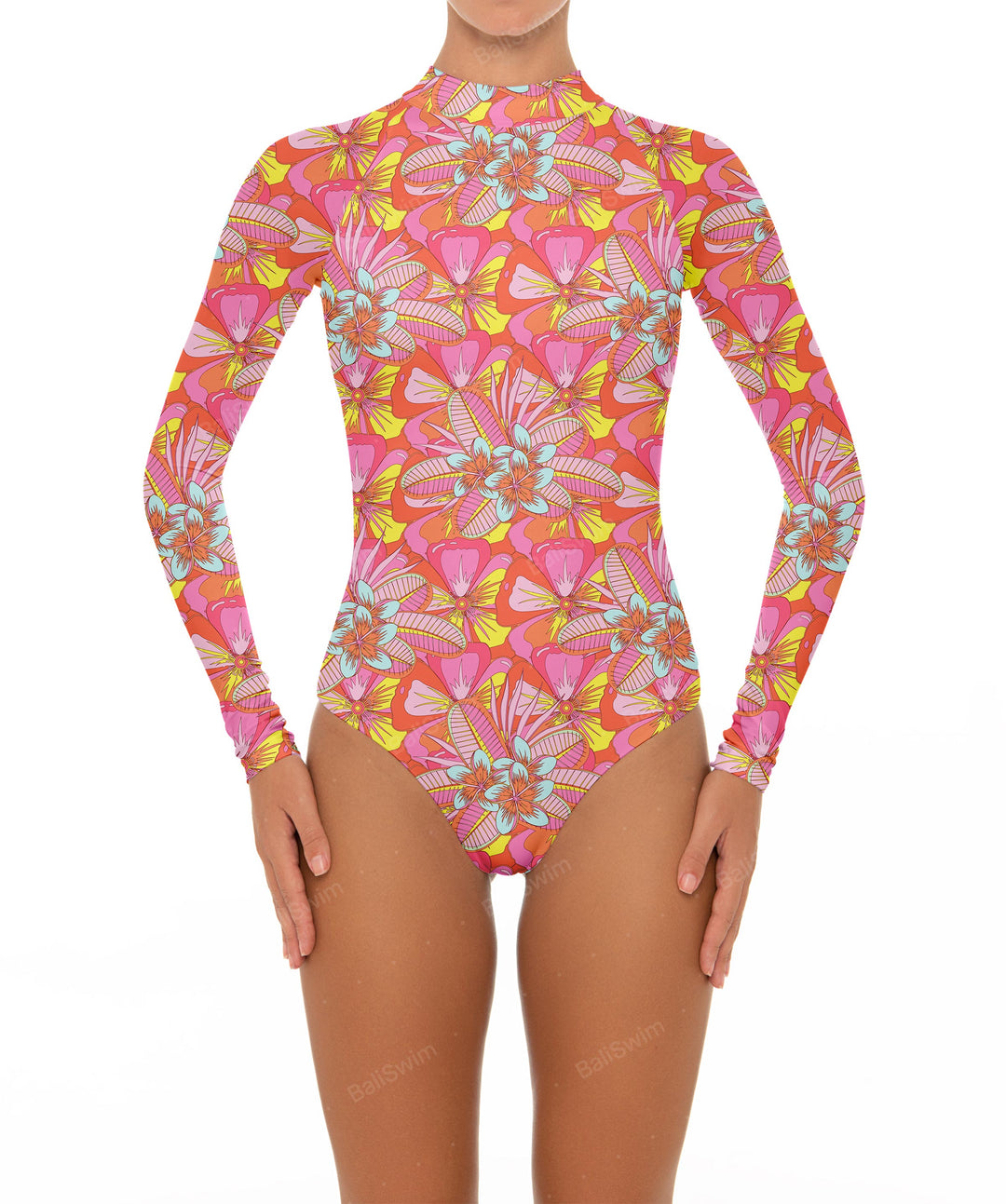 BSWS-R02 One Piece Long Sleeves Rash Guard