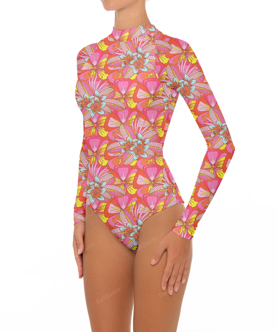 BSWS-R02 One Piece Long Sleeves Rash Guard