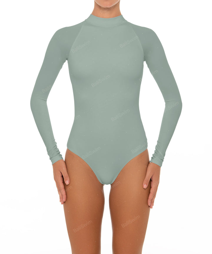 BSWS-R02 One Piece Long Sleeves Rash Guard