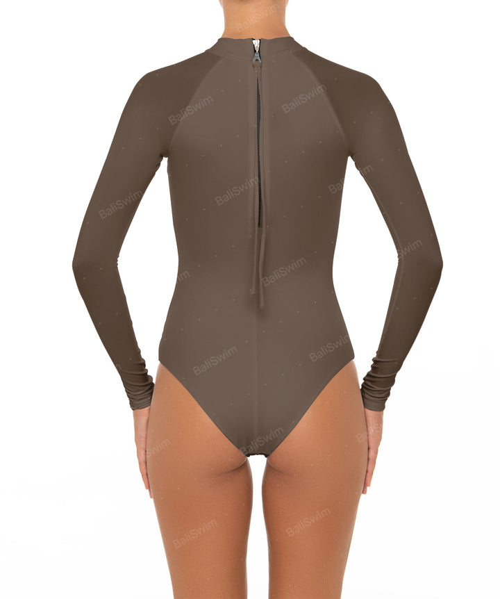 BSWS-R02 One Piece Long Sleeves Rash Guard