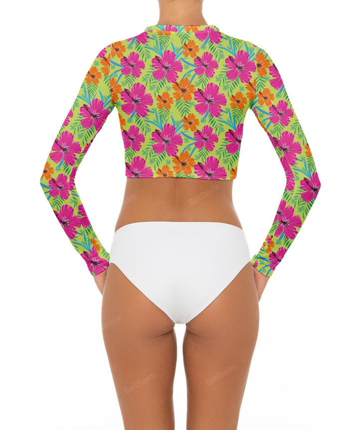 BSWS-R04 Long Sleeves Crop Rash Guard