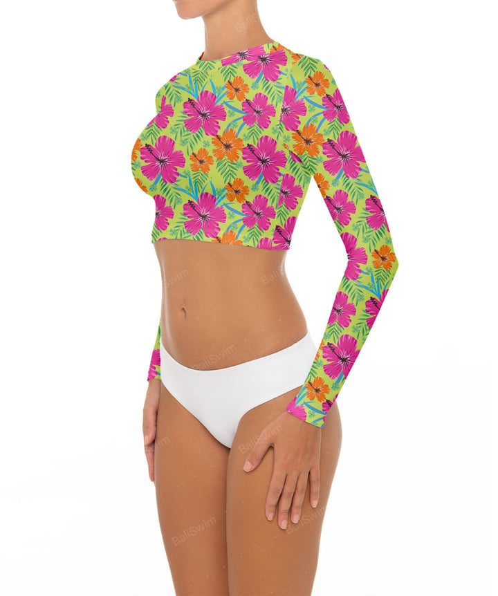 BSWS-R04 Long Sleeves Crop Rash Guard