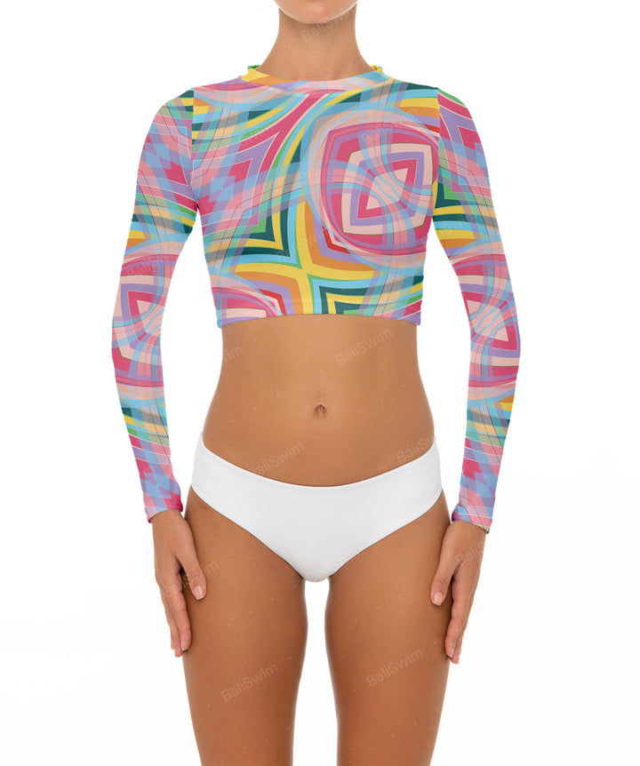 BSWS-R04 Long Sleeves Crop Rash Guard