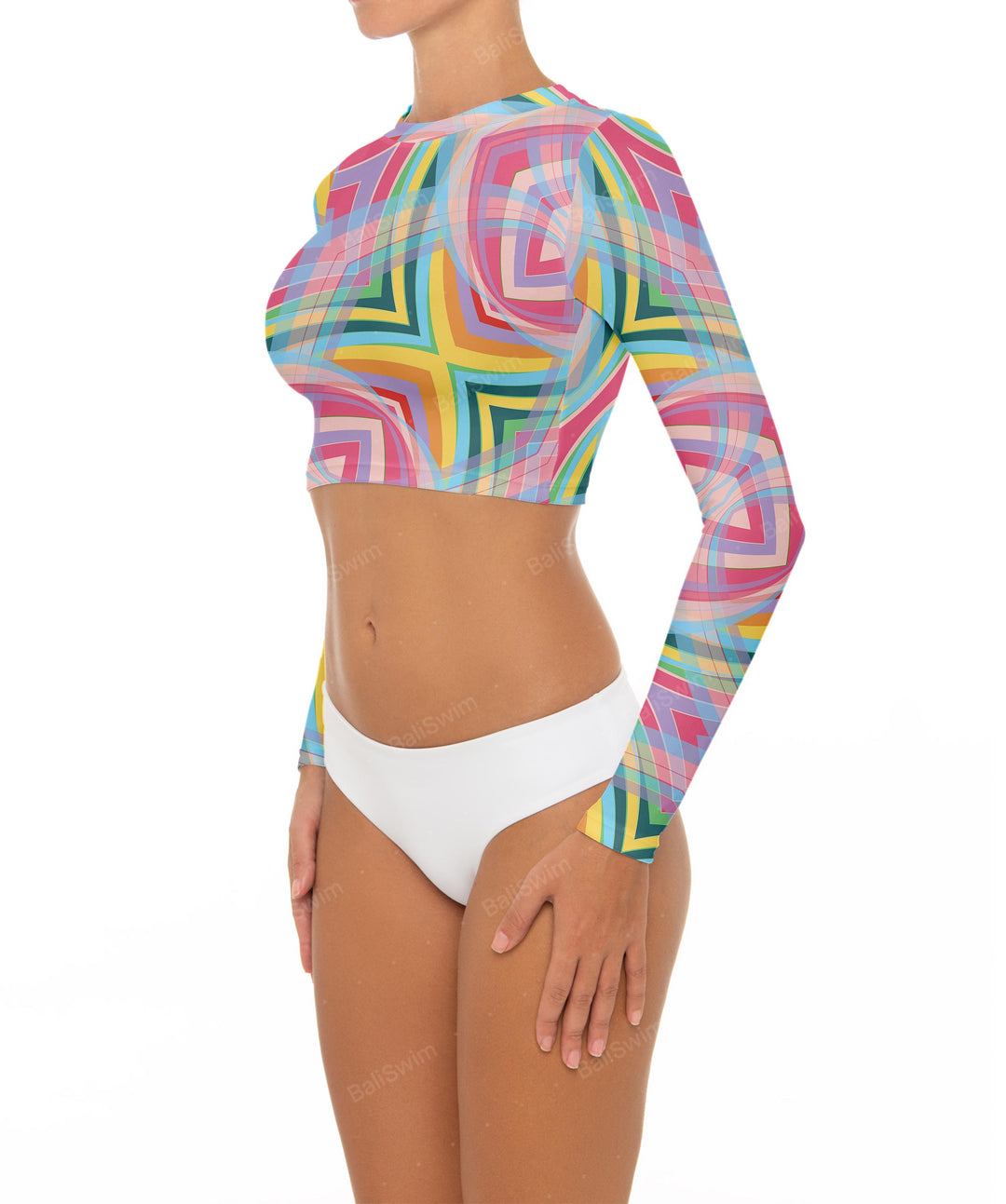 BSWS-R04 Long Sleeves Crop Rash Guard