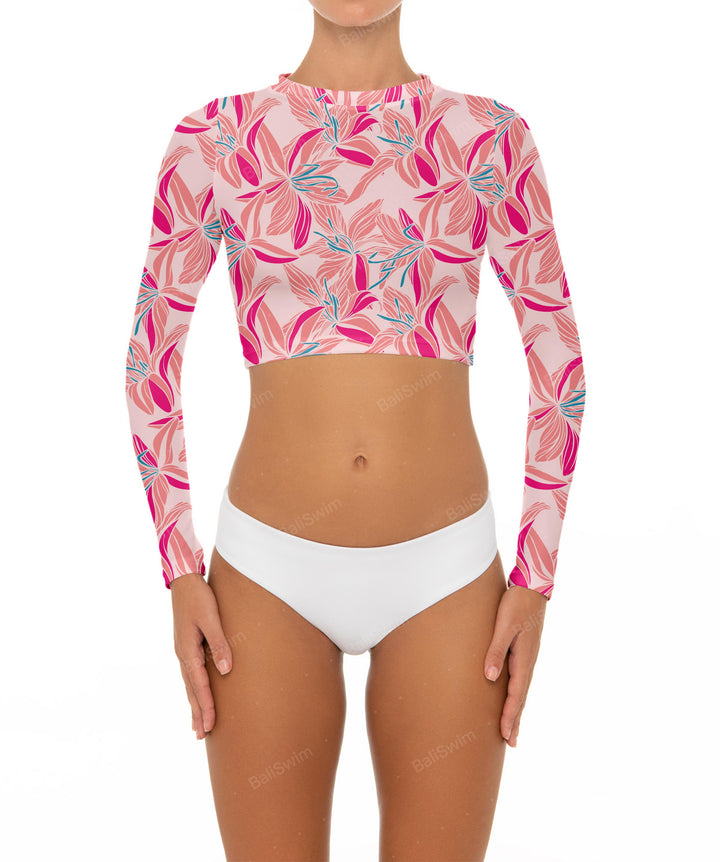 BSWS-R04 Long Sleeves Crop Rash Guard
