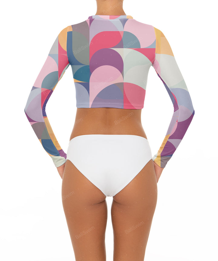BSWS-R04 Long Sleeves Crop Rash Guard
