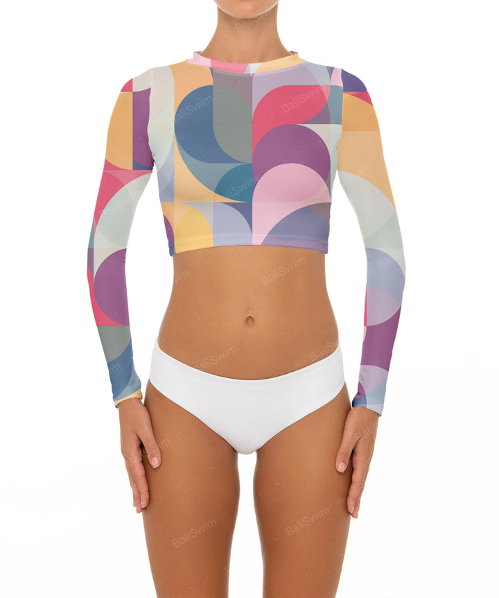 BSWS-R04 Long Sleeves Crop Rash Guard