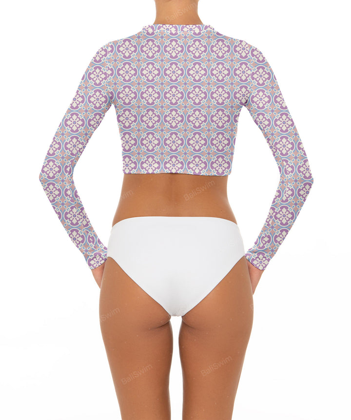 BSWS-R04 Long Sleeves Crop Rash Guard