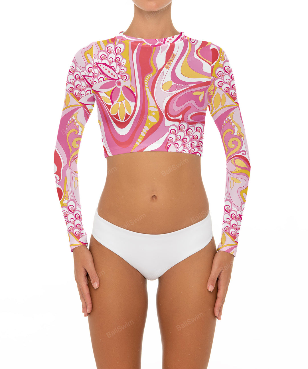 BSWS-R04 Long Sleeves Crop Rash Guard