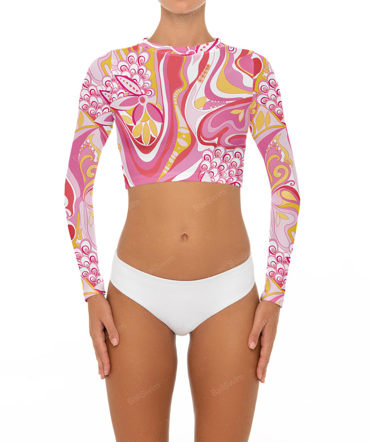 BSWS-R04 Long Sleeves Crop Rash Guard