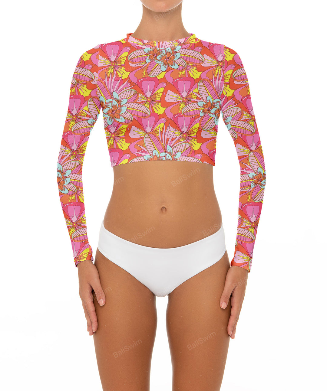 BSWS-R04 Long Sleeves Crop Rash Guard