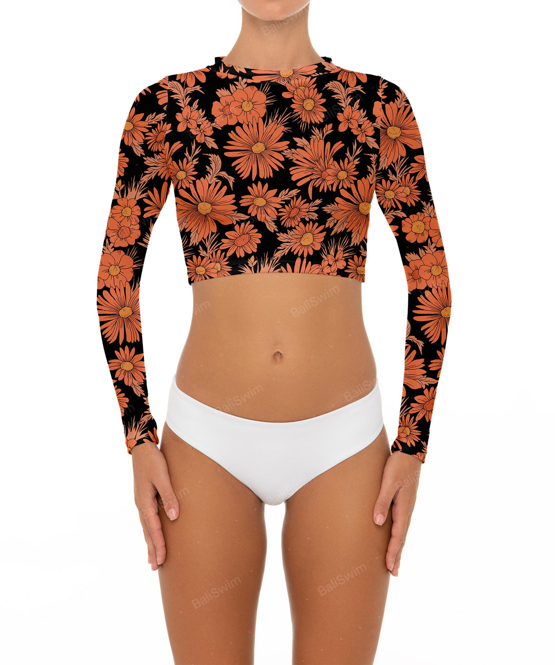 BSWS-R04 Long Sleeves Crop Rash Guard