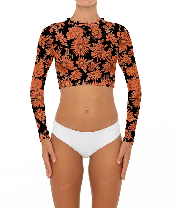 BSWS-R04 Long Sleeves Crop Rash Guard