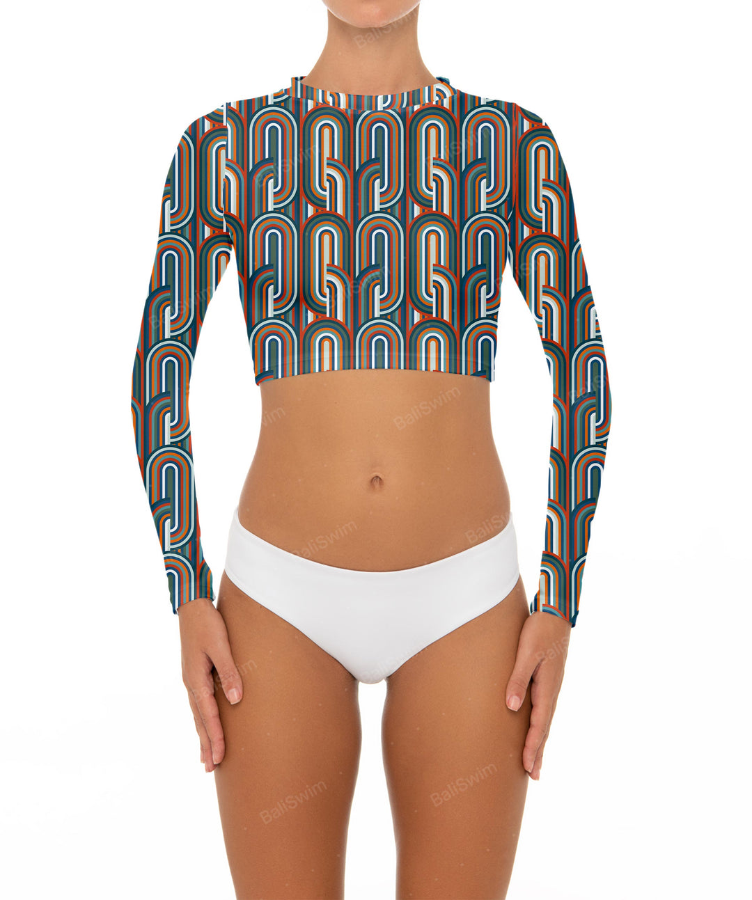 BSWS-R04 Long Sleeves Crop Rash Guard