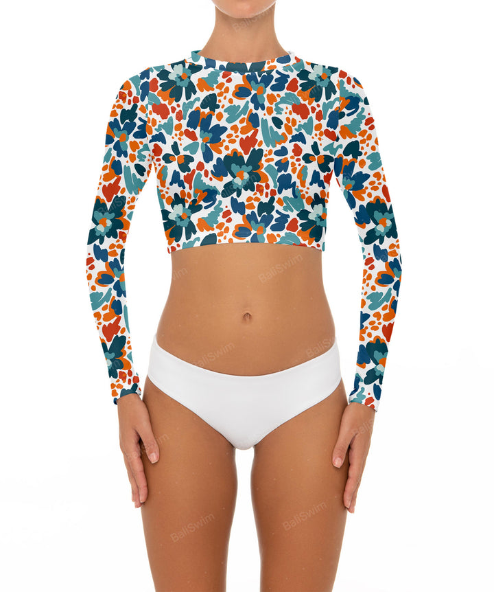 BSWS-R04 Long Sleeves Crop Rash Guard