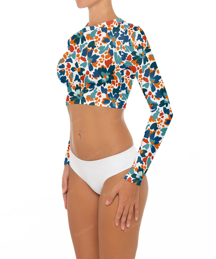 BSWS-R04 Long Sleeves Crop Rash Guard