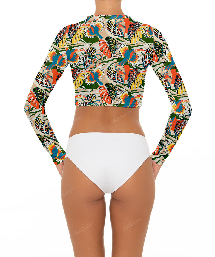 BSWS-R04 Long Sleeves Crop Rash Guard