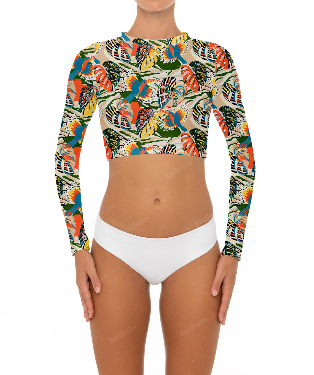 BSWS-R04 Long Sleeves Crop Rash Guard