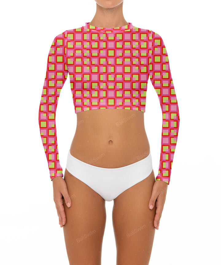 BSWS-R04 Long Sleeves Crop Rash Guard