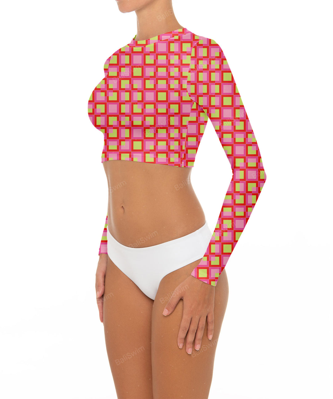 BSWS-R04 Long Sleeves Crop Rash Guard