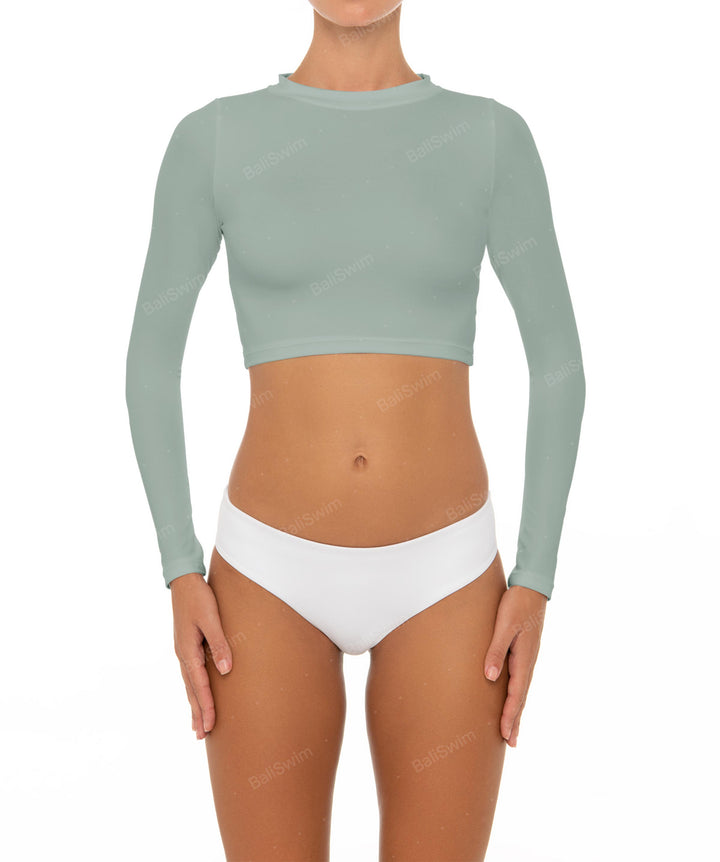 BSWS-R04 Long Sleeves Crop Rash Guard