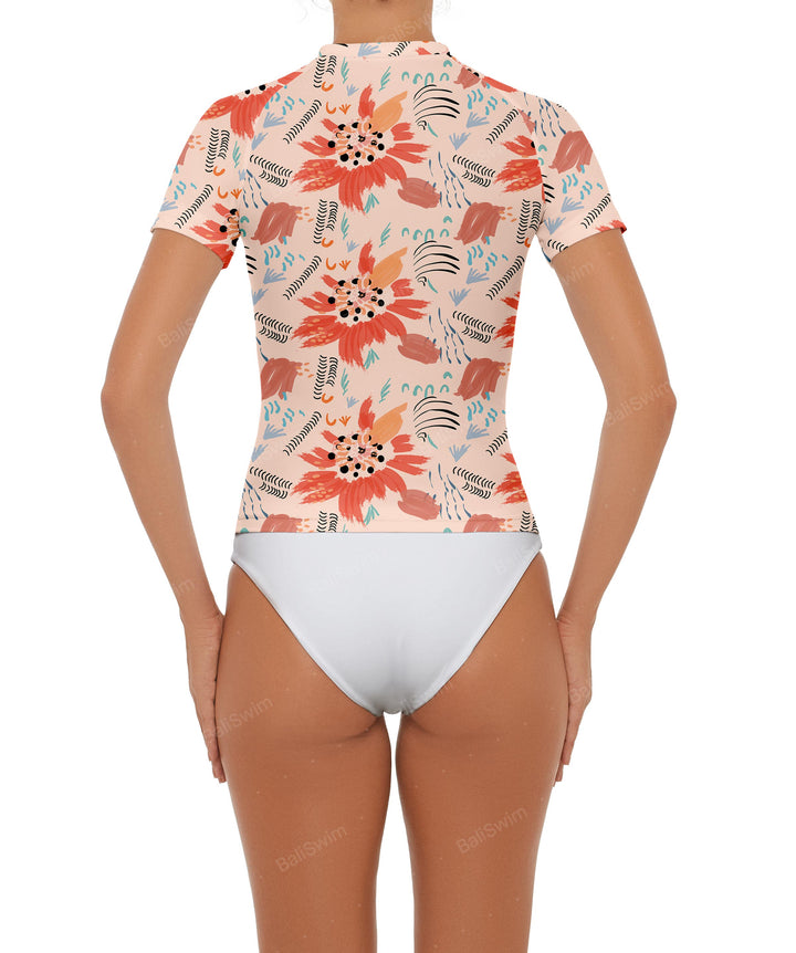 BSWS-R09 Short Sleeves Rash Guard