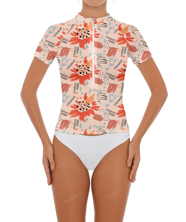 BSWS-R09 Short Sleeves Rash Guard