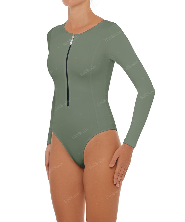 BSWS-R12 One Piece Long Sleeves Rash Guard