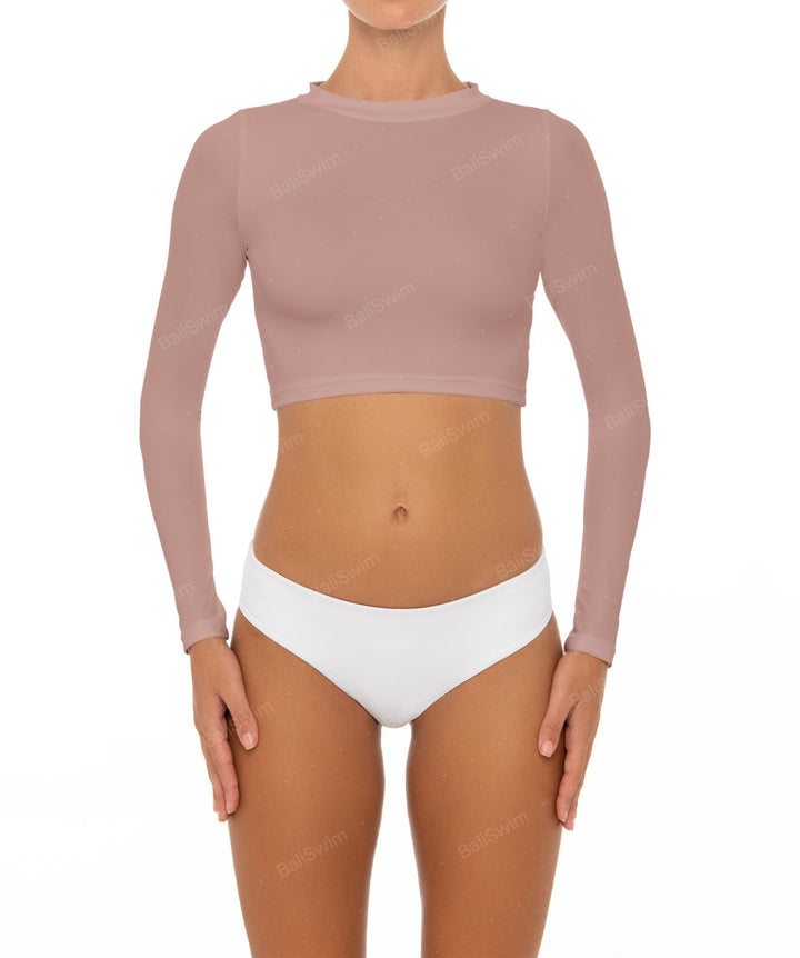 BSWS-R04 Long Sleeves Crop Rash Guard