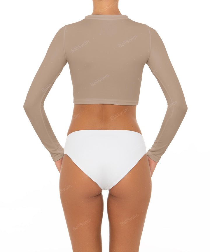 BSWS-R04s Long Sleeves Crop Rash Guard