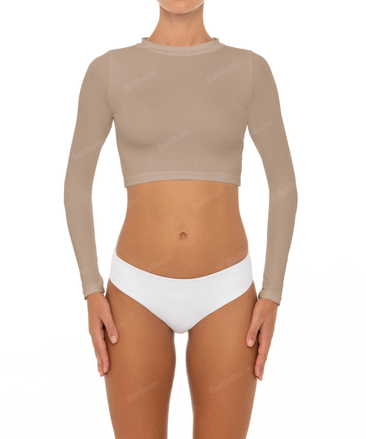 BSWS-R04s Long Sleeves Crop Rash Guard