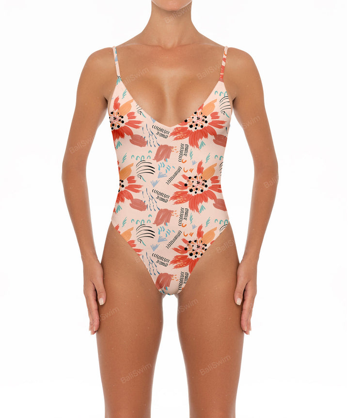 BSWS-S08 V-Neck One Piece