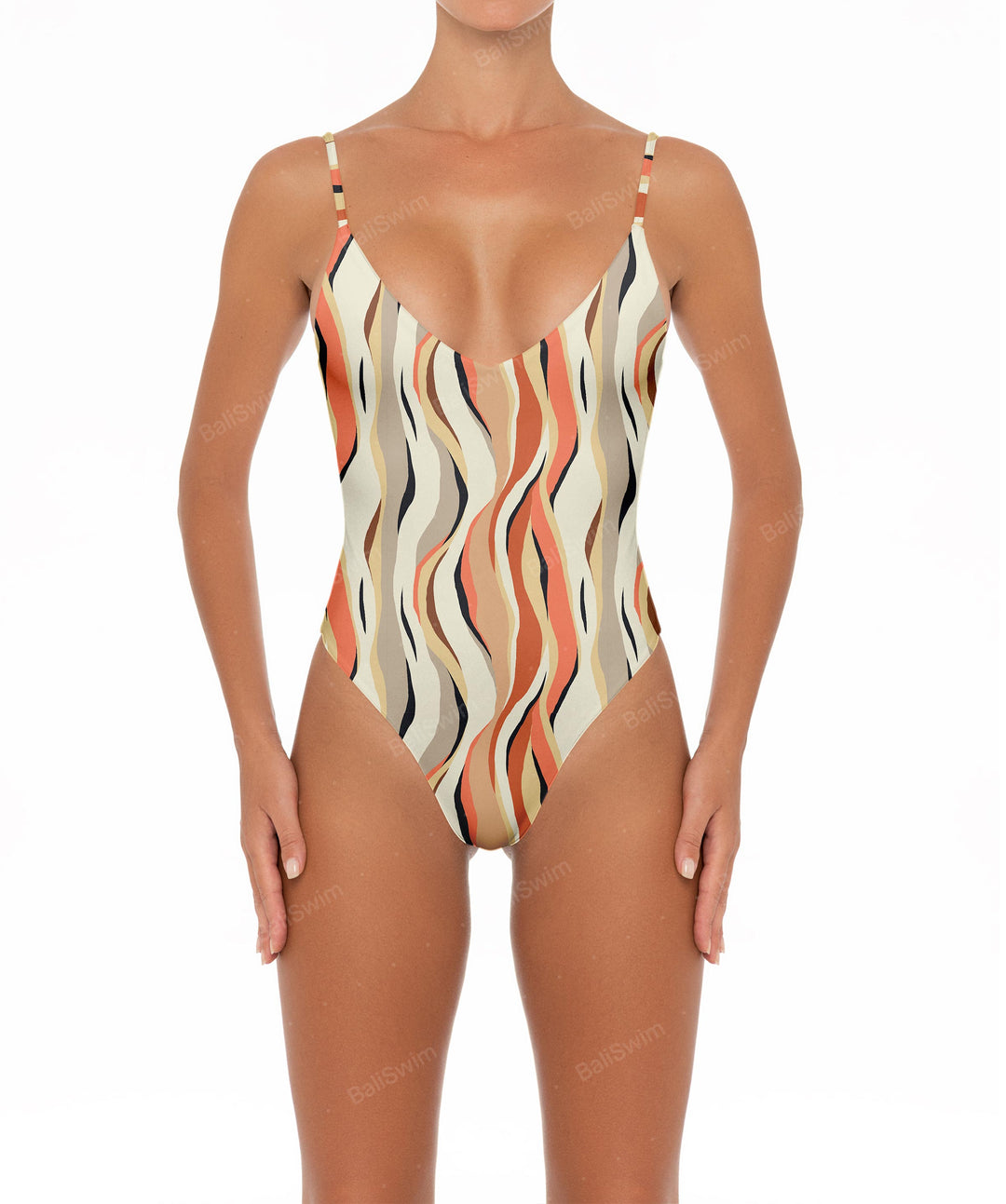 BSWS-S08 V-Neck One Piece