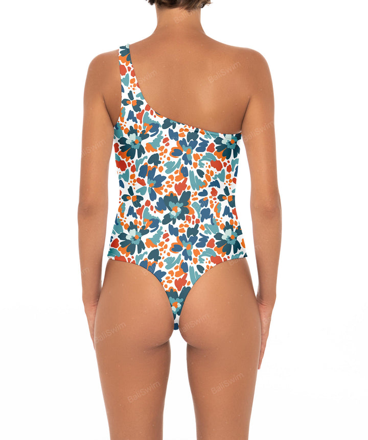 BSWS-S16 One Shoulder Swimsuit