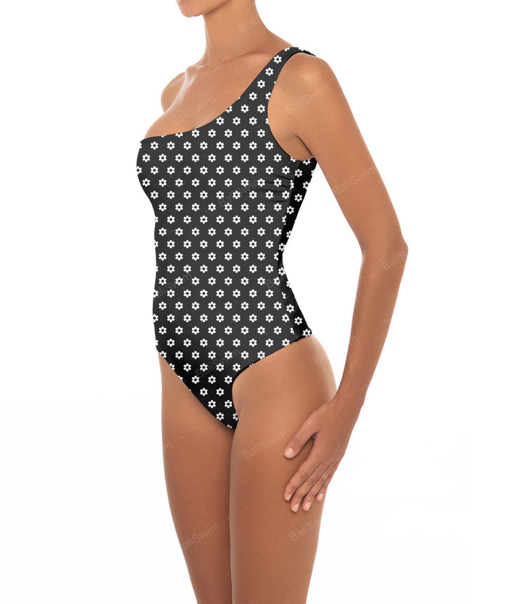 BSWS-S16 One Shoulder Swimsuit