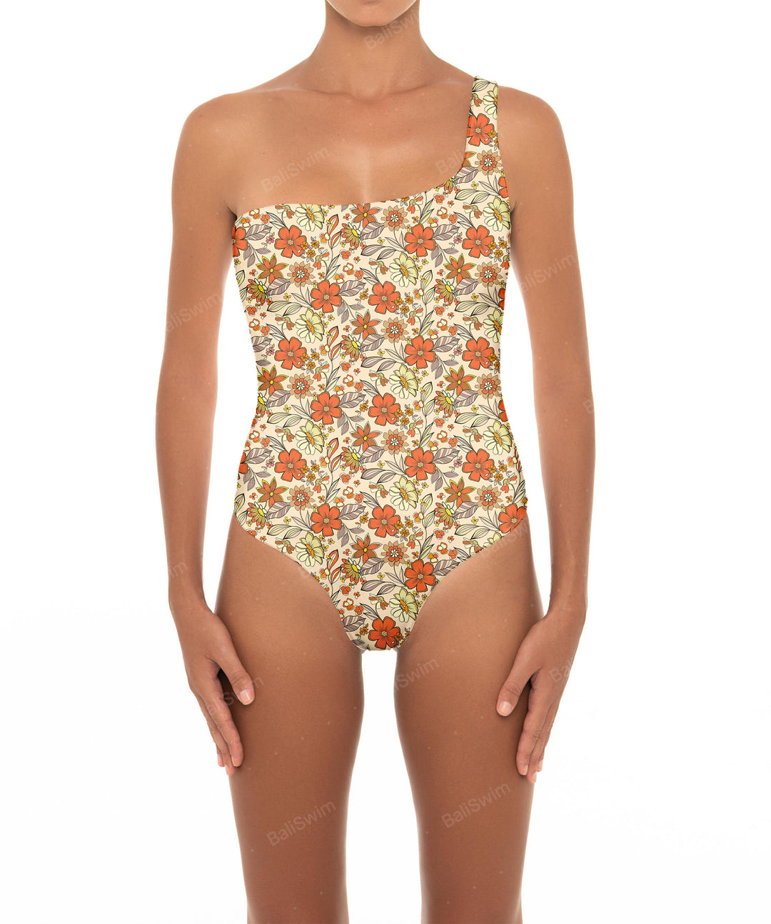 BSWS-S16 One Shoulder Swimsuit