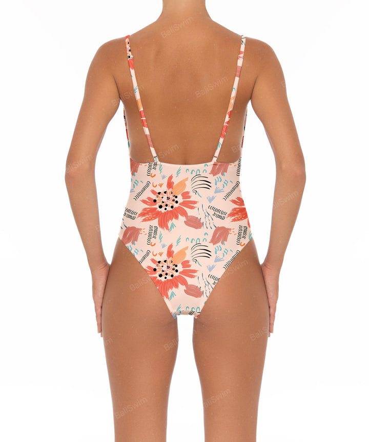 BSWS-S26 Low V-Neck One Piece