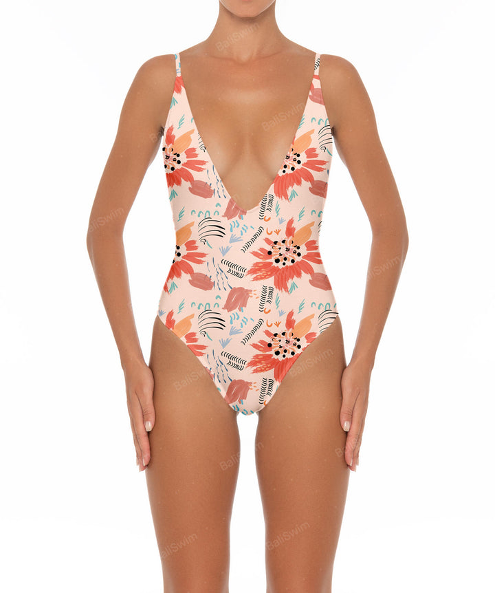 BSWS-S26 Low V-Neck One Piece