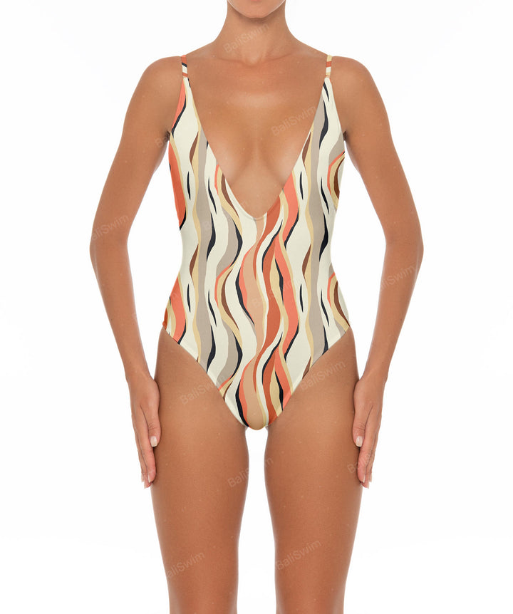 BSWS-S26 Low V-Neck One Piece