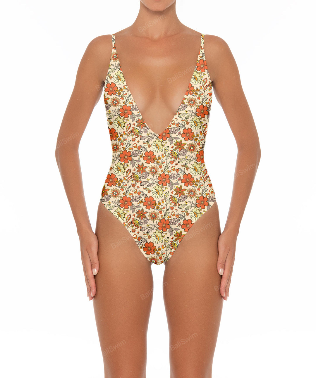 BSWS-S26 Low V-Neck One Piece