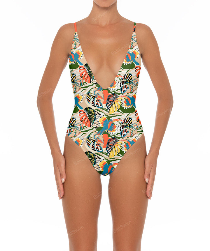 BSWS-S26 Low V-Neck One Piece
