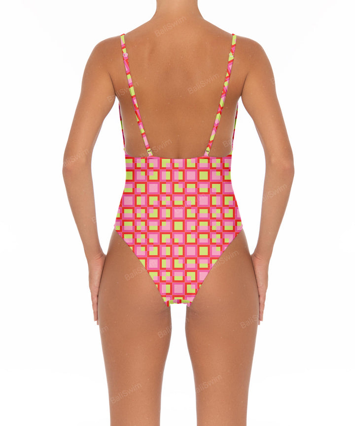 BSWS-S26 Low V-Neck One Piece