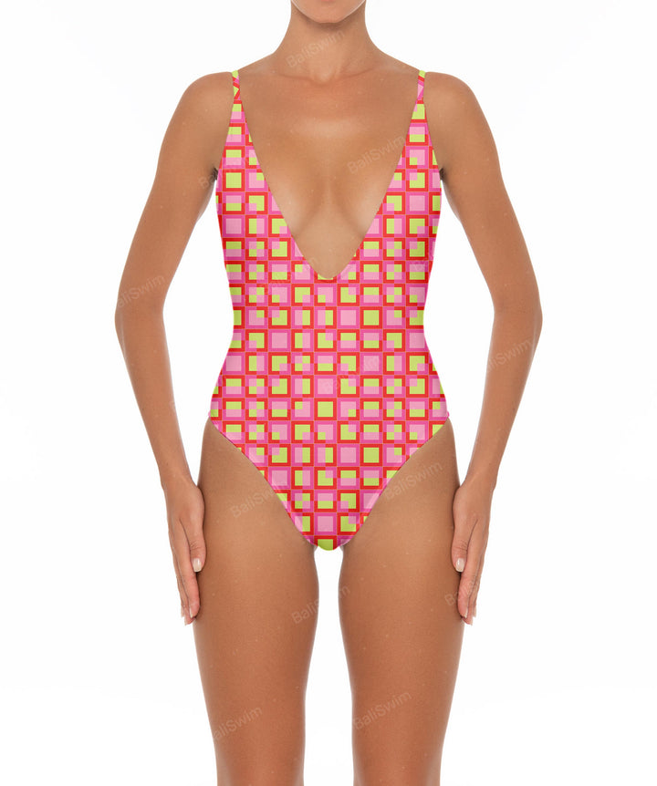 BSWS-S26 Low V-Neck One Piece