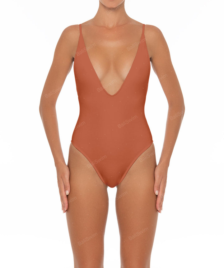 BSWS-S26 Low V-Neck One Piece