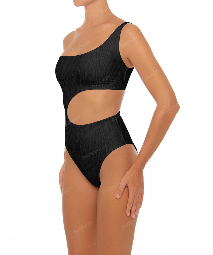 BSWS-S34 One Shoulder Swimsuit