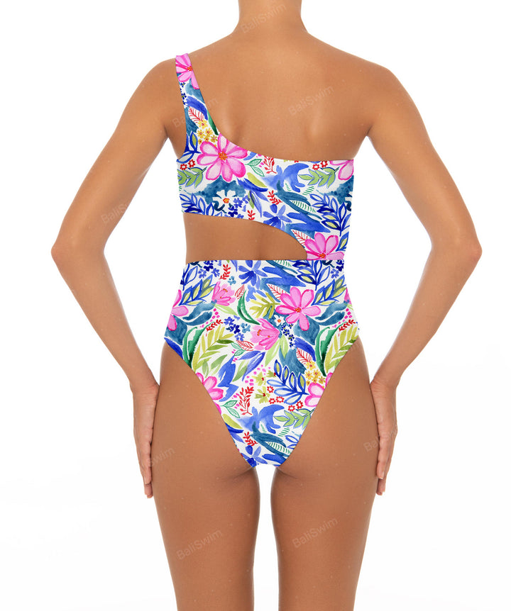 BSWS-S34 One Shoulder Swimsuit