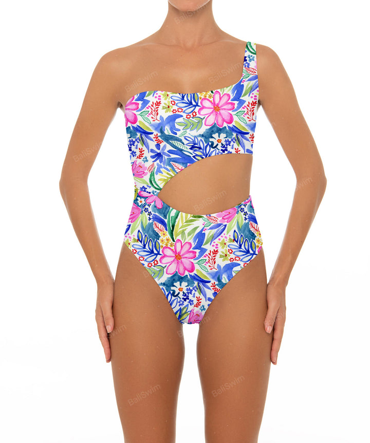 BSWS-S34 One Shoulder Swimsuit
