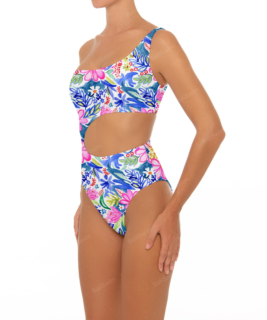 BSWS-S34 One Shoulder Swimsuit