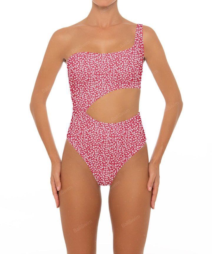 BSWS-S34 One Shoulder Swimsuit
