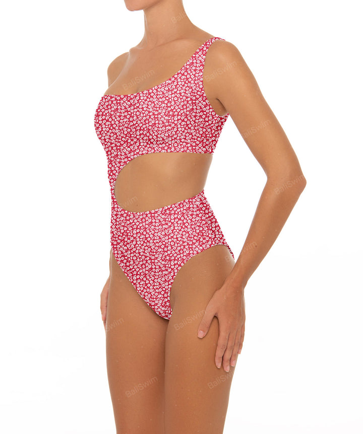 BSWS-S34 One Shoulder Swimsuit
